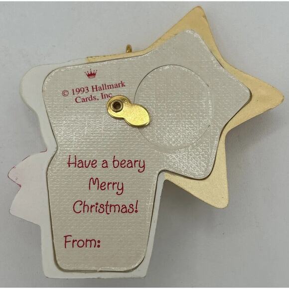 1993 Hallmark Star Teacher Photo Holder Ornament SKU U108 - Picture 3 of 3